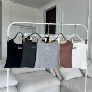 PTเสื้อเกาะอกคล้องคอปักPROMTHONG(Rib Korea02)