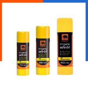 กาวแท่ง STICKO ตราช้าง สติ๊กโก้ เนื้อกาวไม่เยิ้ม เหนียว ติดแน่น สะอาด ล้างออกง่าย ไม่เป็นก้อน กาว US.Station