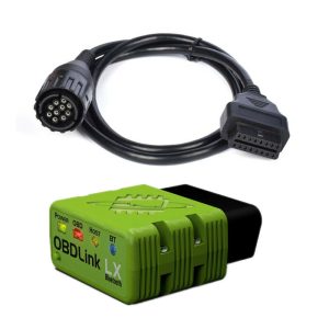 OBDLink LX Bluetooth Bimmer Coding สําหรับ BMW ยานพาหนะ Motocycle 10PIN MOTOSCAN