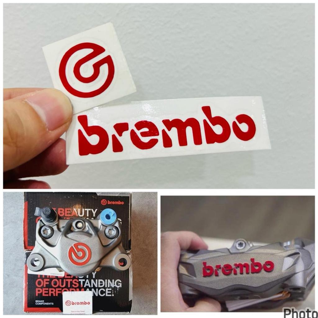 สติ๊กเกอร์โลโก้ BB Word Caliper / กล่อง / โลโก้สีแดง Pelekat Universal P34 / M3 /K50 คุณภาพระดับพรีเมียม ยาวสุดท้าย