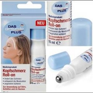 ลูกกลิ้งแก้ปวดหัวไมเกรน Mivolis Kopfschmerz – Roll on จากเยอรมัน