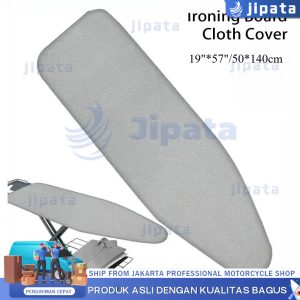 [COD]ผ้ารีดผ้าสะท้อนความร้อน 50*140ซม แถบยางยืดปรับระดับได้ ผ้าคลุมโต๊ะรีดผ้า ฟองน้ำหนา