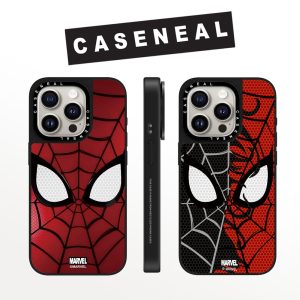 Drop proof CASENEAL เคสโทรศัพท์สําหรับ iPhone 16promax 16pro 16 15Pro 15promax 14promax 13 13promax พิมพ์ด้านข้างเคสแข็ง Spider-Man 12 12promax กรณี iPhone 11 กรณีคุณภาพสูง