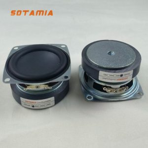 SOTAMIA 2 ชิ้น 2.25 นิ้ว Full Range Audio Bass ลําโพง 4 โอห์ม 12 วัตต์ 50 แม่เหล็กเสียงไฮไฟเพลงวูฟเฟอร์ลําโพง