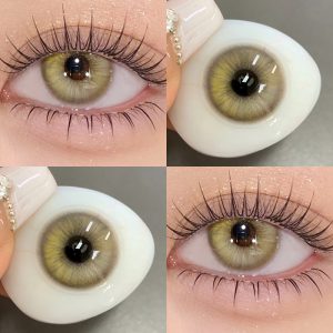 KSSEYE คอนแทคเลนส์ 2 ชิ้นพร้อมเกรดไม่มีขอบ 14.2 มม.ตาโตสีฟ้าคอนแทคเลนส์นักเรียนสุภาพสตรีตาแต่งหน้า