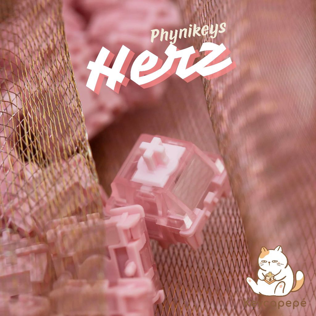 Phynikeys x Duhuk Herz Magnetic Switches (10-12ชิ้น) สวิตช์คีย์บอร์ด HE hall effect pre lubed