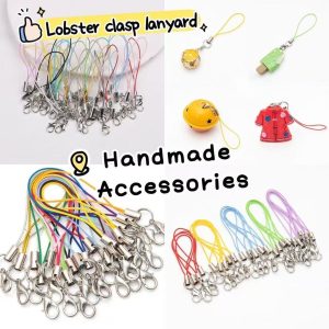 10 ชิ้น/ล็อต Double-loop โทรศัพท์ Lanyard สีสันกุ้งก้ามกราม Clasp ตุ๊กตาของเล่นอุปกรณ์เสริม Lanyard DIY Handmade อุปกรณ์เสริม