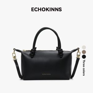 EchoKinns ใหม่ เวอร์ชั่นเกาหลี กระเป๋าสะพายข้างผู้หญิง เรียบง่ายและมีสไตล์ ความจุขนาดใหญ่ กระเป๋าถือ