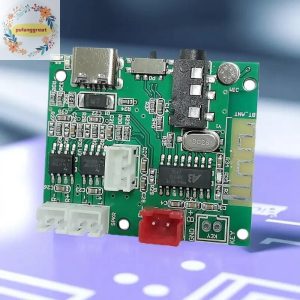 Pufanggreat ลําโพงมัลติฟังก์ชั่น DIY 5.2 BT โมดูล 5V 5W + 5WTWS เครื่องขยายเสียง 3.5AUX ไร้สาย PCBA BOARD TH