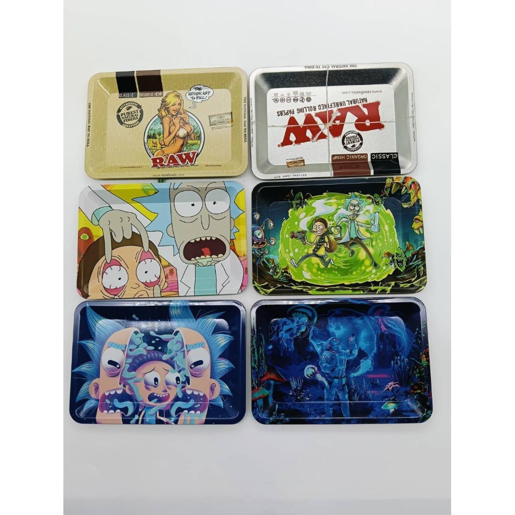 ถาดอลูมิเนียมอเนกประสงค์พิมพ์ลวดลายการ์ตูนสวยงาม ขนาดเล็ก12.5×18×1CM ขนาดใหญ่29×19CMพร่้อมส่งในไทยส่งไวมาก