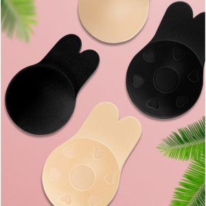 พร้อมส่งจากไทย LansrubBra  (N186) บราแรบบิท ซิลิโคนปิดจุกแบบยกกระชับ  ซิลิโคนยกนมหูกระต่าย