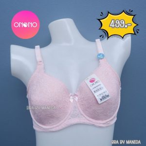 ONONO Bra รุ่น NB6400 ฟองน้ำแบบบาง มีโครง ช่วยพยุงทรง 3 ตะขอ เพิ่มความกระชับทรง 499 บาท