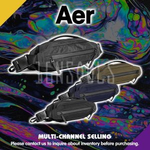 ของแท้ 100%   Aer City Sling 3 X-Pac / 1680D Bag 2L 33 x 12 x 7.5 cm VX-42 Dimension-Polyant Stowaway Strap With Fidlock Magnetic Fastener Chest Shoulder Crossbody Unisex