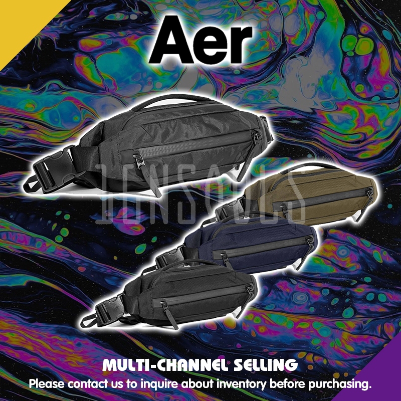 ของแท้ 100%   Aer City Sling 3 X-Pac / 1680D Bag 2L 33 x 12 x 7.5 cm VX-42 Dimension-Polyant Stowaway Strap With Fidlock Magnetic Fastener Chest Shoulder Crossbody Unisex