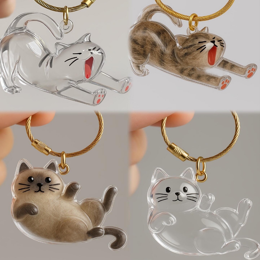 กล่องเก็บขนแมวแบบใส Gaantry gaunt ที่เก็บขนแมว