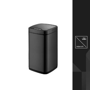 VRH Modernlife ถังขยะอัตโนมัติ JAVA ถังขยะสเตนเลส  JAVABR-JH8829TG-12L ระบบเซนเซอร์ ทรงสี่เหลื่ยม สีเทาเข้ม ขนาด 12 ลิตร
