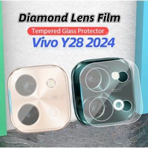 [ส่งจากไทย]ฟิล์มวงแหวนเลนส์กล้อง สำหรับ Vivo Y28 Y28 4G แหวนโลหะกล้องเลนส์ กระจกนิรภัยคลุมทั้งหมดฟิล์มป้อง