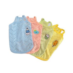 ​​Shih Tzu Dog เสื้อผ้าฤดูร้อน – เสื้อกั๊กตาข่ายระบายอากาศสําหรับสุนัขขนาดเล็กและแมว, เสื้อยืดสัตว์เลี้ยงป้องกันการไล่ล่า