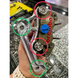 น๊อตปั๊ม Brembo แมลงสาบ (ชุด 4ตัว) giorno.Lead.pcx.click.wave.เลือกลายสินค้าในตัวเลือก