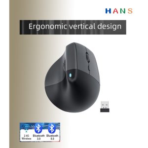 Mouse BT.+2.4G เมาส์ไร้สายแนวตั้ง (Ergonomic Vertical Mouse) รุ่นใหม่ล่าสุด ที่ตอบโจทย์ทุกการใช้งาน office+gaming