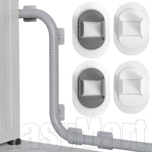ครัวเรือนท่อน้ําคงที่หัวเข็มขัดท่อหนีบ-กาวในตัวไม่เจาะเครื่องซักผ้าท่อระบายน้ําผู้ถือท่อ,ยืดหยุ่นซักรีดอ่างล้างจานท่อระบายน้ําท่อคลิป