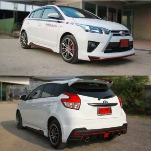 สเกิร์ตรอบคัน หรือ แยกชิ้นToyota Yaris 2014 – 2016 ทรง Viper