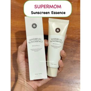 [พร้อมส่ง] กันแดดเนื้อบางเบา Supermom Waterfull Sun Essence ผสมสารบำรุงผิว แบบแบ่งขาย