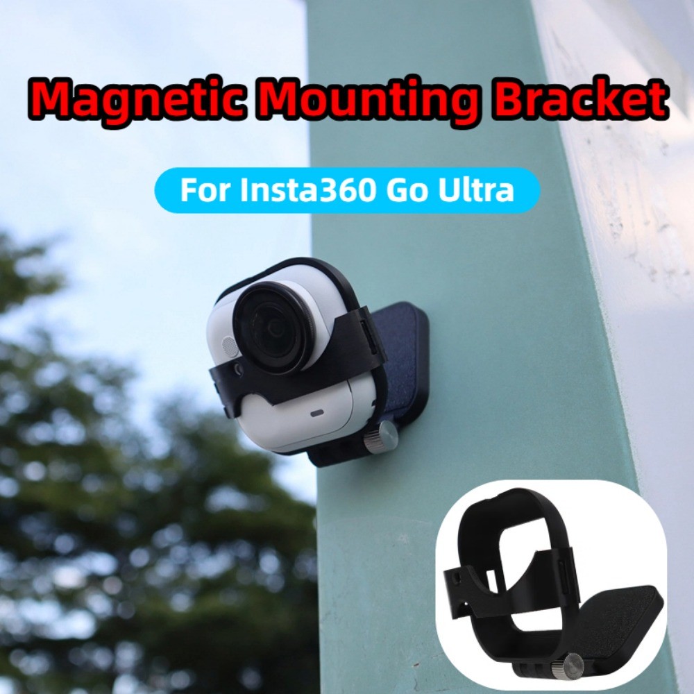 สําหรับ Insta360 Go Ultra กล้องวงเล็บแม่เหล็กเดสก์ท็อปสนับสนุนฐานอุปกรณ์เสริม