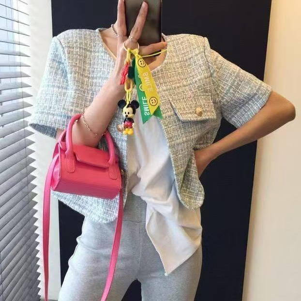 blue เสื้อแขนยาว ผู้หญิง พร้อมส่ง คาร์ดิแกน กระดุม เบลเซอร์ สไตล์เกาหลี ฤดูหนาว XL