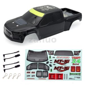ZD Racing PVC Body Shell + Magic สติกเกอร์ส่วนประกอบชุดสําหรับ MT16 รถบรรทุกมอนสเตอร์ RC รถยนต์ยานพาหนะรุ่นอะไหล่อุปกรณ์เสริม 16030