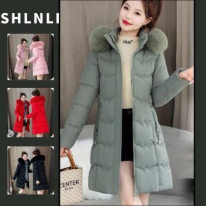 แจ็คเก็ตวินเทจแขนยาวสำหรับฤดูหนาว ออกแบบพิเศษด้วยปลอกคอขนสัตว์และเนื้อผ้านุ่มสบาย