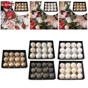 [Kloware] 12 ชิ้นลูกบอลคริสต์มาสแขวนตกแต่ง ทนทานและใช้ใหม่ได้ พกพาสะดวก สําหรับการตกแต่งในงานปาร์ตี้หรือสวนหลังบ้าน
