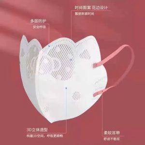 3D Kitty Face Mask Mass Kitty Mask Adult Korean Mass Hello Kitty Mass Cute Mass Paper Mass 3 Layer Filter Ready To Ship