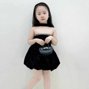 เดรสกิลเตอร์ คล้องคอ วิบวับๆ