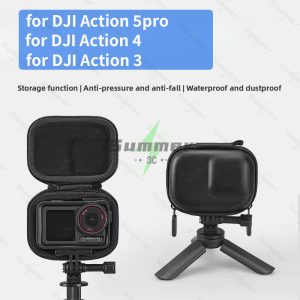 กระเป๋าใส่กล้องขนาดเล็กสำหรับ DJI Action 5pro/4/3 สำหรับ GoPro Hero 13/12/11/10/9 กระเป๋าใส่กล้องแบบพกพาพร้อมเคสป้องกัน