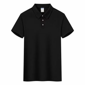 เสื้อโปโลผู้ชาย ลายเรียบ สีทึบ เหมาะสำหรับงานและการพักผ่อน