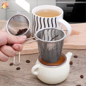 สแตนเลสกรองชานํามาใช้ใหม่บ้านรูปร่าง ใส่ กรองความจุขนาดใหญ่ทําความสะอาดง่ายอุปกรณ์ชา