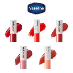 VASELINE [วาสลีน] Colour + Care Lip Tint Balm 4.2gKissing Red / Blushing Coral / Mellow Rose / Pretty Peach / Gorgeous GrapefruitMoisturizing + Natural Tint