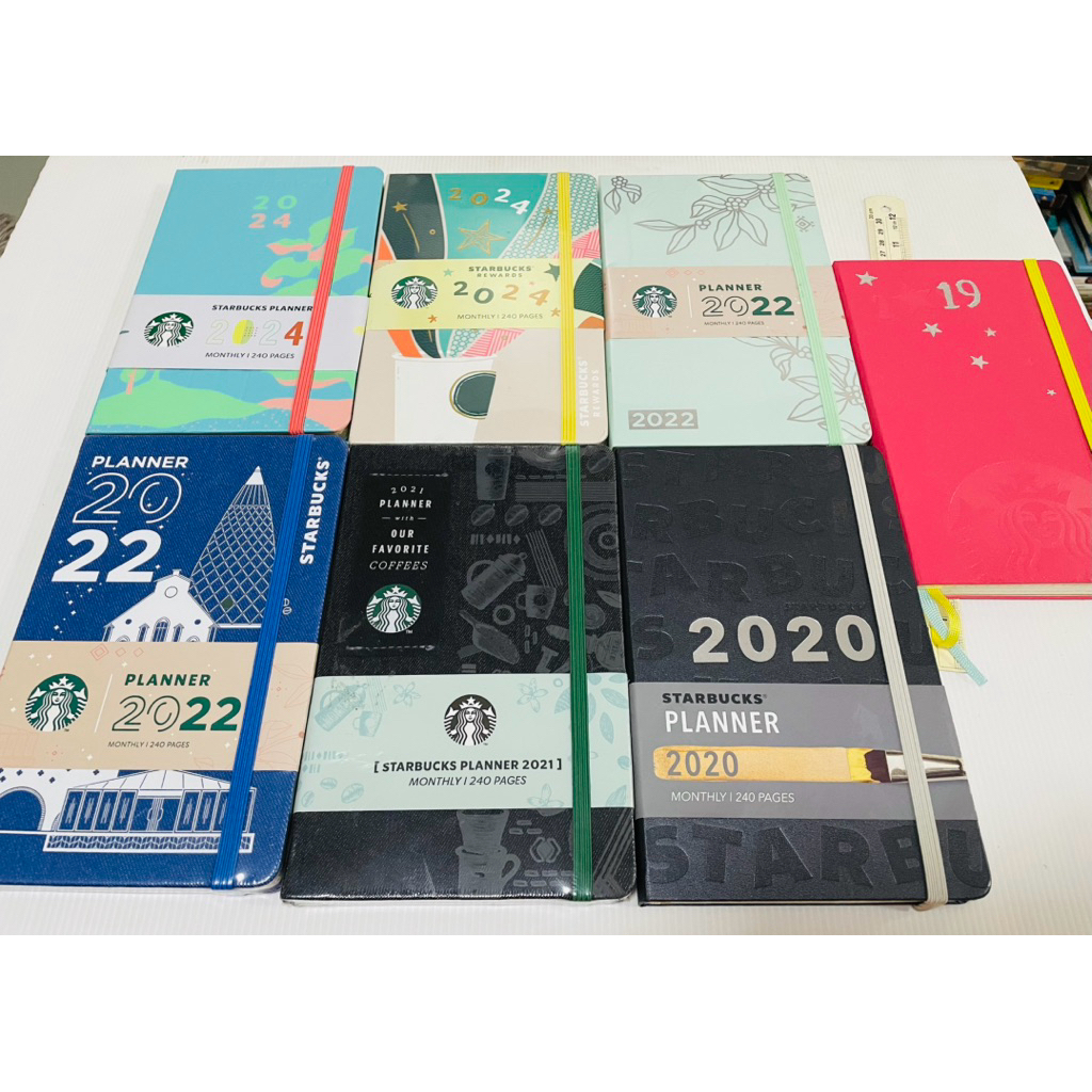 แท้ Starbucks Planner ปี 2019 – 2024  ไม่มีซิลเล่มละ 160 ในซิลเล่มละ 230 บาท