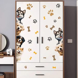 สัตว์เลี้ยงสุนัขสติ๊กเกอร์ติดด้วยตนเองสติ๊กเกอร์ติดผนังร้านสัตว์เลี้ยงประตูตู้เสื้อผ้าสติ๊กเกอร์ตกแต่งพาร์ทเมนท์เดียวตกแต่งสติ๊20251127