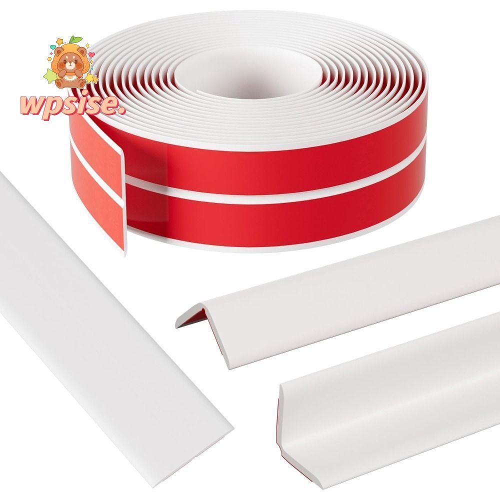 WPSISE มุม Moulding Trim, Peel และ Stick Self กาว Wall Corner Protector, คุณภาพสูง Bendable ยืดหยุ่น Edge Guard เคาน์เตอร์