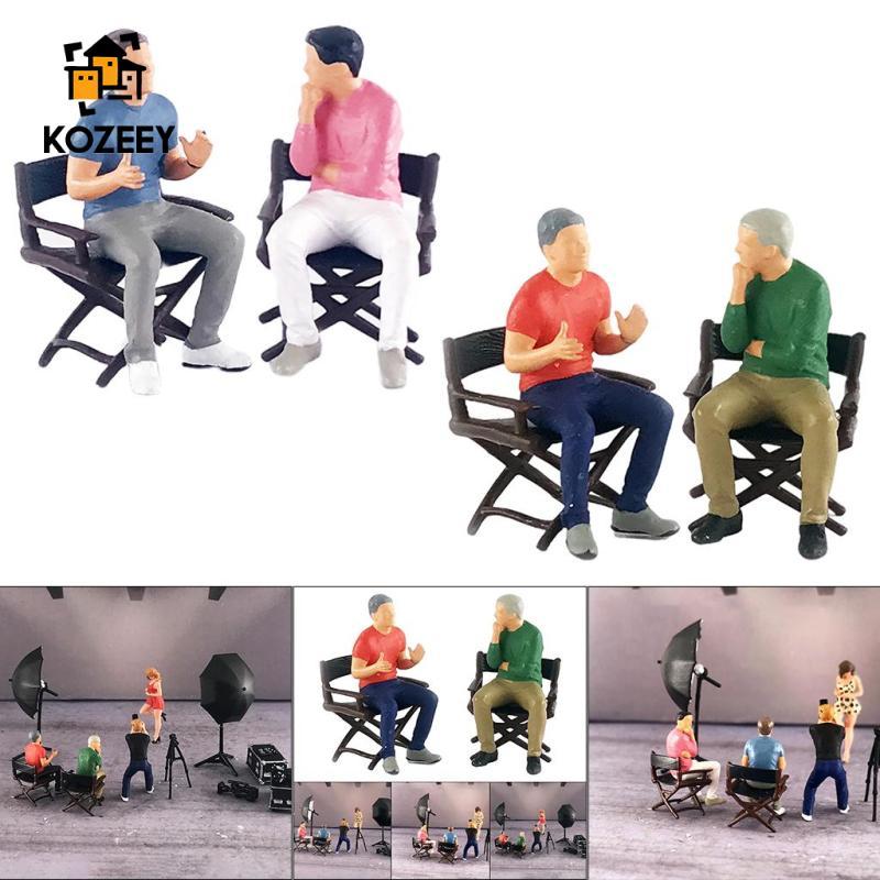 KOZEEY ตุ๊กตาตัวละครภาพยนตร์ขนาดเล็กสําหรับ Fairy Garden และโมเดลสถาปัตยกรรม 1:64