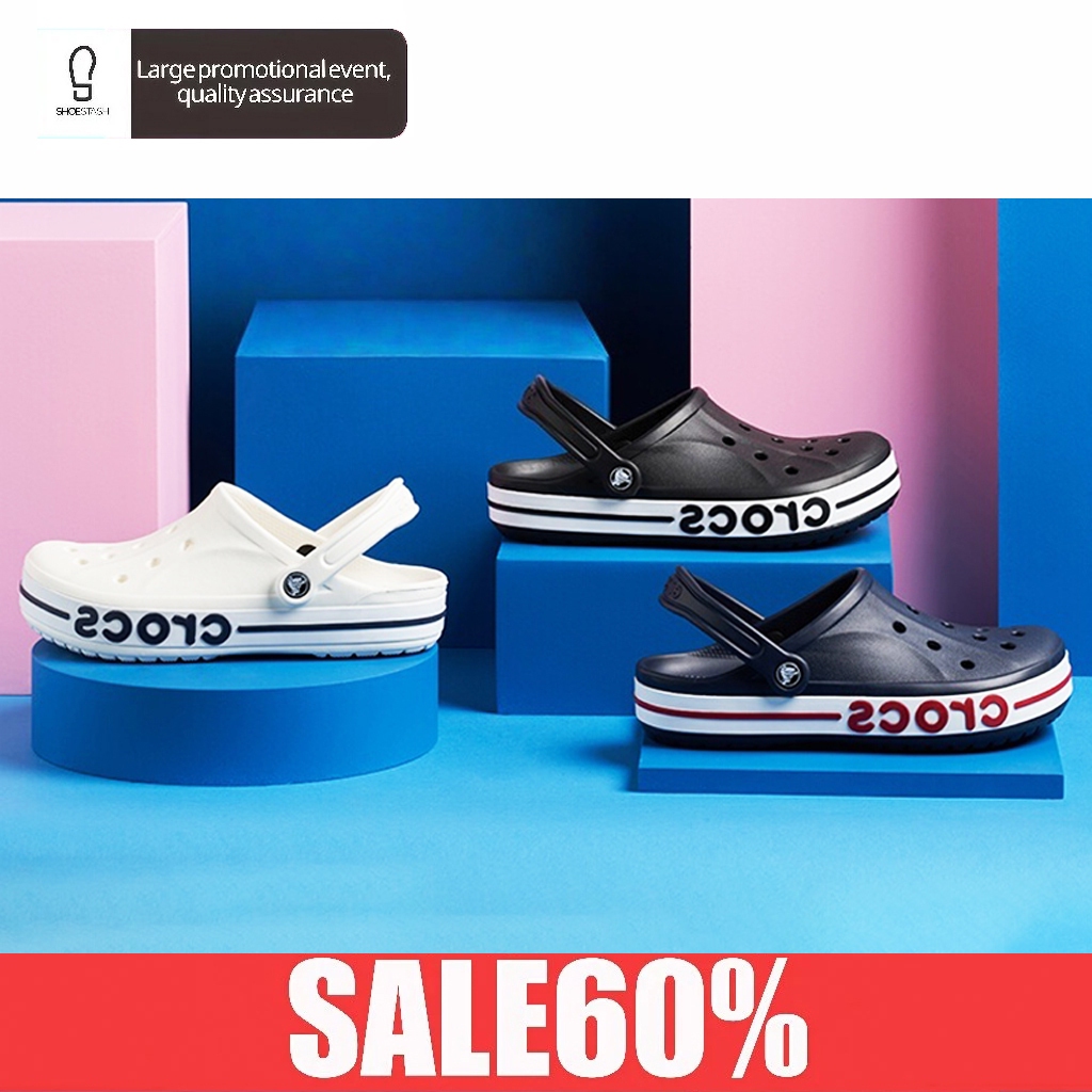 100% CR0c`S BayaBand รองเท้าแตะ มี 3 สีให้เลือก ดีไซน์หัวกว้าง เบาสบาย เหมาะสำหรับทั้งผู้ชายและผู้หญิง