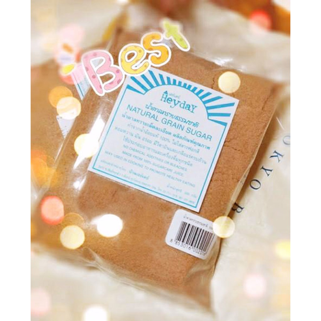 500 กรัมx2ถุง น้ำตาลทรายธรรมชาติ #ไม่ฟอกสี #ผลิตจากอ้อย100% #Muscovado Sugar #Heydayน้ำตาลทราย #sugar