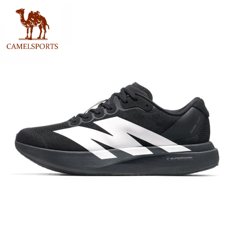CAMEL SPORTS รองเท้าวิ่งผู้ชาย ออกแบบมาพร้อมแผ่นคาร์บอนหนาและเทคโนโลยีระบายอากาศ สำหรับการวิ่งกลางแจ้ง