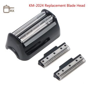 Null มีดโกนเปลี่ยนใบมีดสําหรับ KM-2024 ตาข่ายใบมีดสุทธิโกนหนวดเครื่องโกนหนวดอะไหล่ null