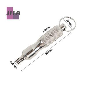 [จ๊ะ] ประแจแกนวาล์วแบบพกพาสแตนเลสรถจักรยานยางวาล์วถอดยางวาล์วแกนก้าน น้ํายาล้าง ไขควงใช้คู่ใหม่