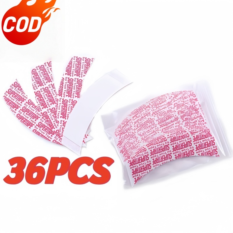 ส่งจากไทย  36 ชิ้น กันน้ํา Supertape เทปกาวสองหน้า Super Tape สําหรับเปลี่ยนวิกผมลู สดุวัสดุกาวคุณภาพสูงกไม้