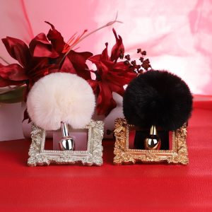 หางกระต่ายน่ารักหางสั้นสําหรับคอลเลกชัน