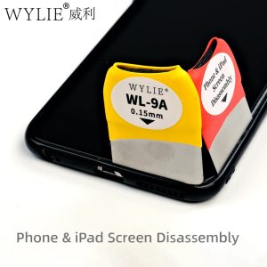 WYLIE WL-9A Dismantling Piece ซ่อมโทรศัพท์มือถือ Disassembly Pry ชิ้นหน้าจอโค้ง Dismantling Blade สําหรับ IPhone iPad